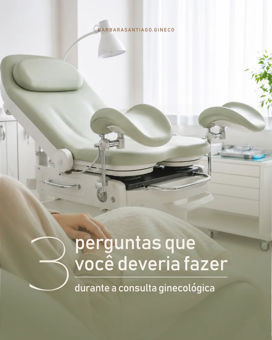 Publicação sobre dúvidas importantes para a consulta ginecológica