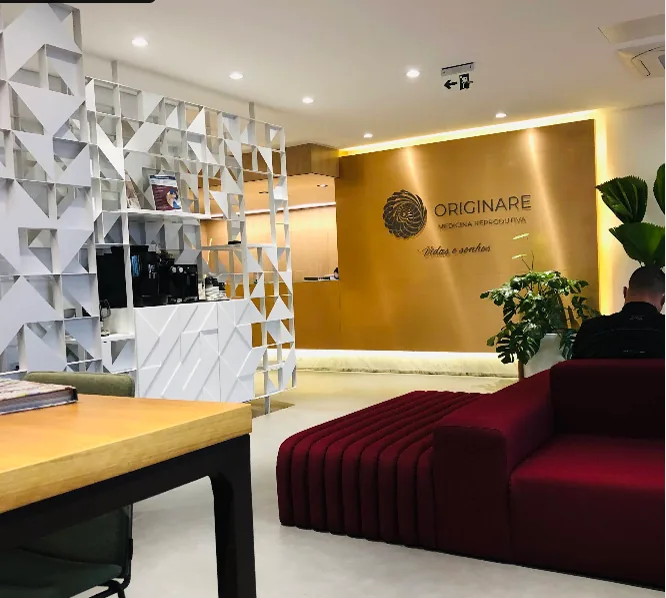 Ambiente da clínica Originare em São Paulo